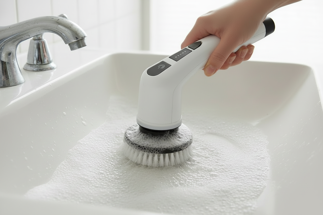 After - Electric Scrubber