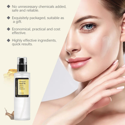 Korean Snail Mucin 96% Facial Essence - Anti-Aging & Brightening
